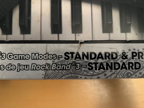 Wii Rock Band 3 Wireless Keyboard Clavier With Game IN Box!!! - Picture 2 of 8