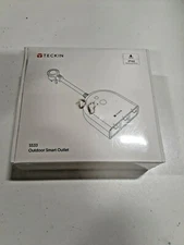 Outdoor Smart Plug TECKIN IP44 Wi-Fi Outlet with 3 Individual Sockets (125V,15A)