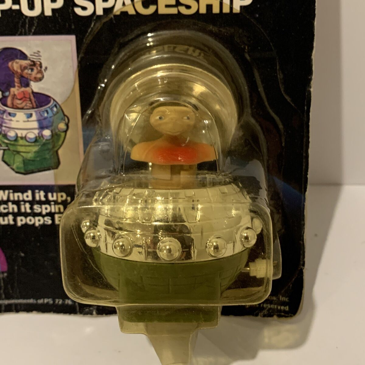 New E. T. The Extra Terrestrial 1982 LJN Pop-Up Spaceship - sealed