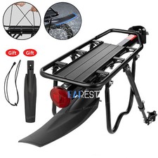 Rear Bike Rack Cargo Rack Alloy Pannier Luggage Carrier Mountain Bicycle Fender