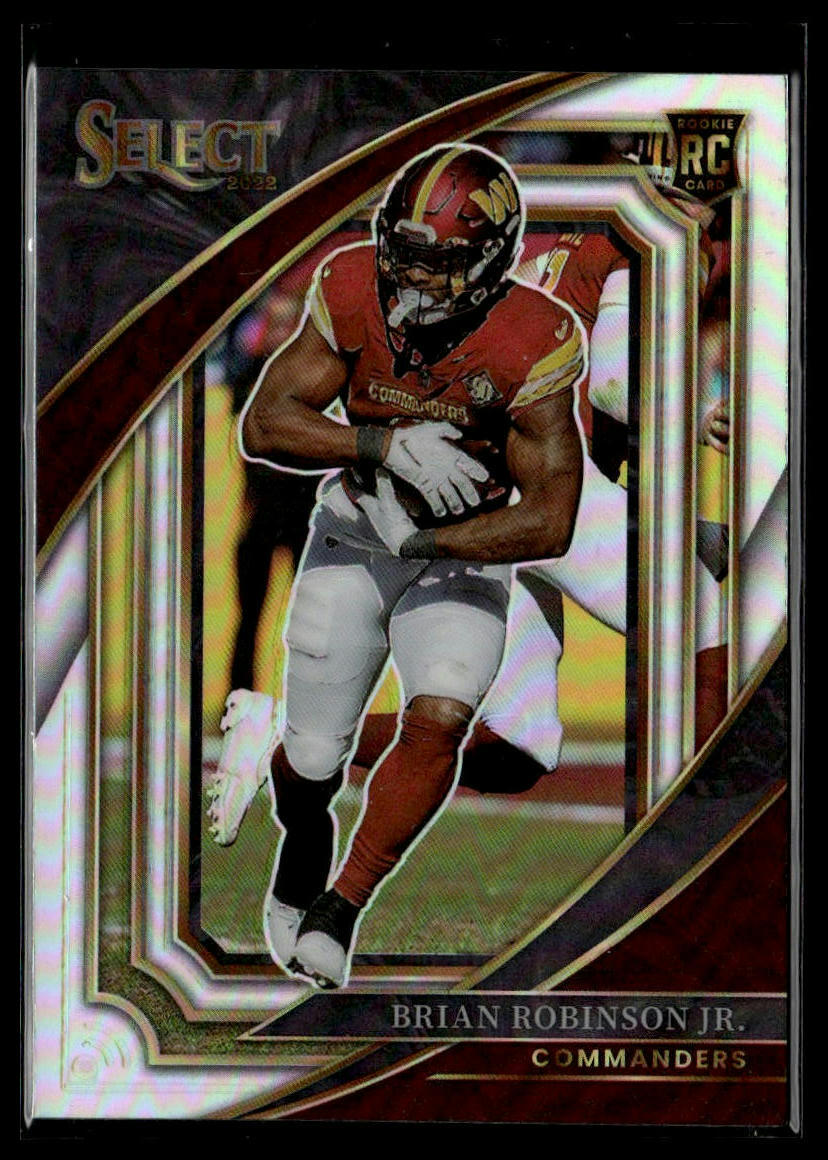 2022 Panini Select #310 Brian Robinson Jr. Silver Prizm