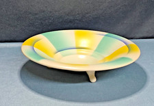 Villeroy & Boch Mettlach Saar-Basin, 1920 / 1930, alte Schale, 30 cm Ø auf Füßen