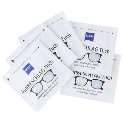 Zeiss Tücher 100 Stück für einen lang anhaltenden Beschlagschutz | ohne Verpacku