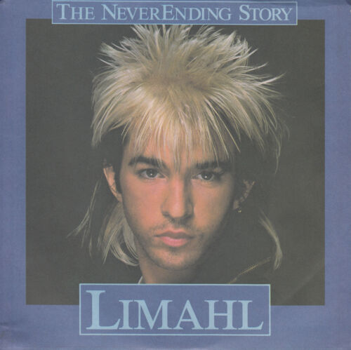 LIMAHL Never-Ending Story PICTURE SLEEVE 7" 45 record + juke box title strip - Picture 1 of 4