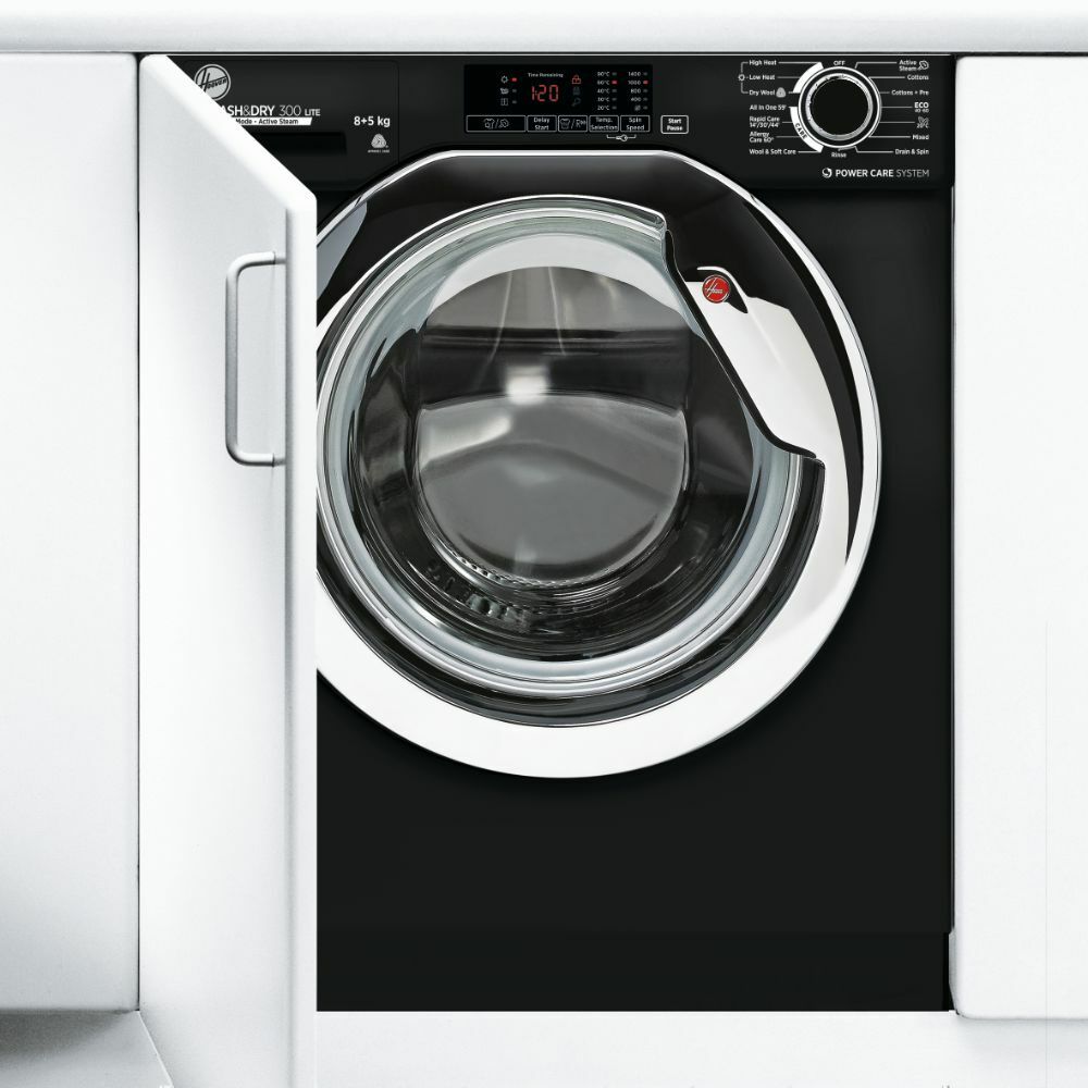 Hoover HBDS485D1ACBE Built-in Washer Dryer - 8kg Wash & 5kg wash/dry