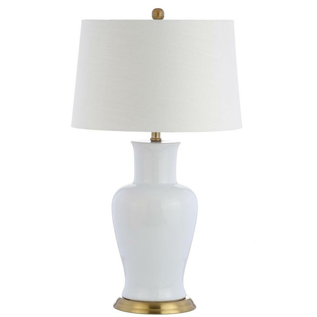 gold ceramic table lamp