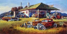 Dale Klee Country Highboys S/N Classic Car Print