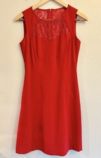 Antonio Melani size 2 Red Valentine dress, Sleeveless