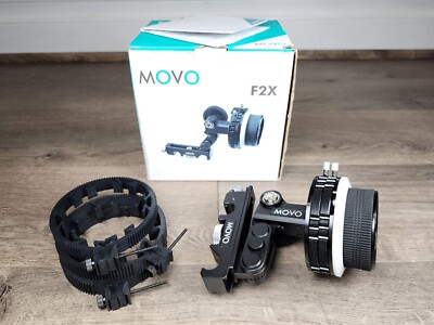 Movo F2X Precision Follow Focus System with 66mm, 77mm & 88mm Adjustable Gears