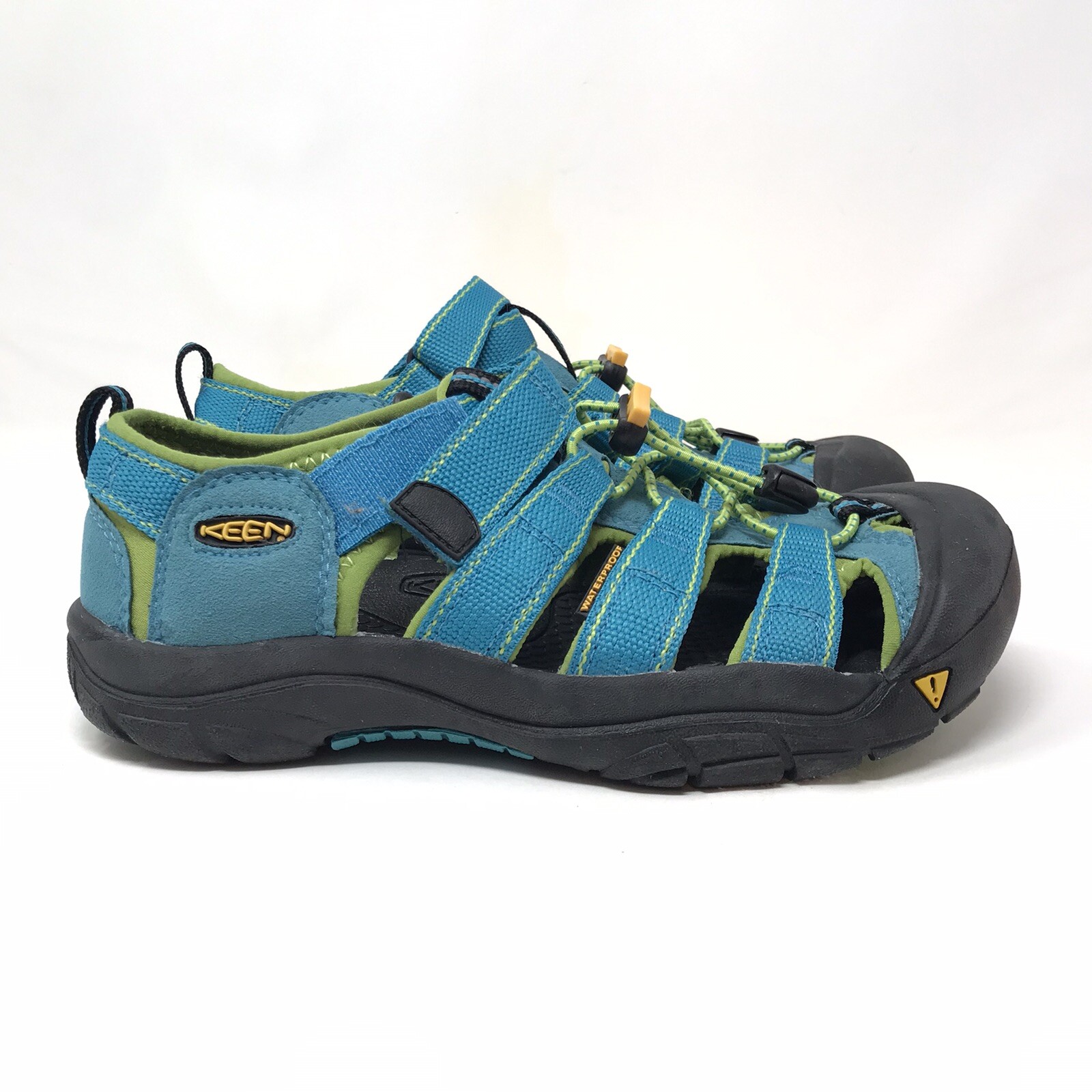 Scarpe Keen Newport H2 1003481 donna taglia 5 blu verde impermeabili sandali da trekking