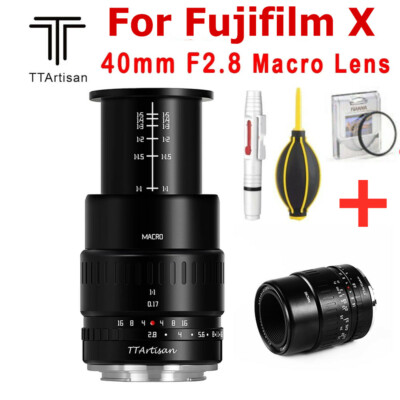 TTArtisan Manual Focus APS-C Macro Lens 40mm F2.8 For Fujifilm X mount Fuji XF