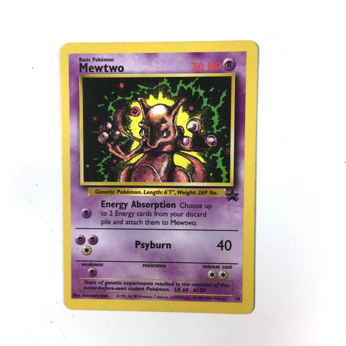 Pokemon Card Mewtwo Black Star Promo 14 6.5 | eBay