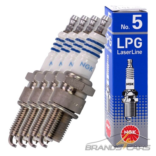4x NGK ZÜNDKERZE LPG FÜR AUDI 80 B4 90 B2 B3 A6 4A C4 COUPE SUPER-5