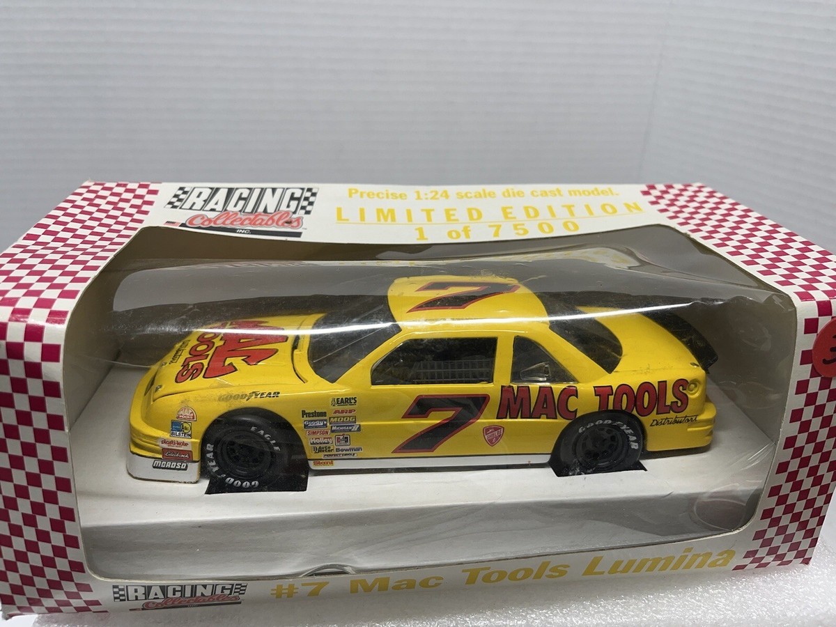 Racing Collectables No. 7 Mac Tools Harry Gant Lumina Rare Vtg #1