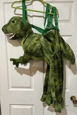 Walmart T-Rex Dinosaur Costume Child Sz 6-8 Yr Halloween Play Leg Length 21” EUC