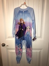 Disney's Frozen 2 Girls Elsa One-Piece Footless Pajama, Size 6 / 6x