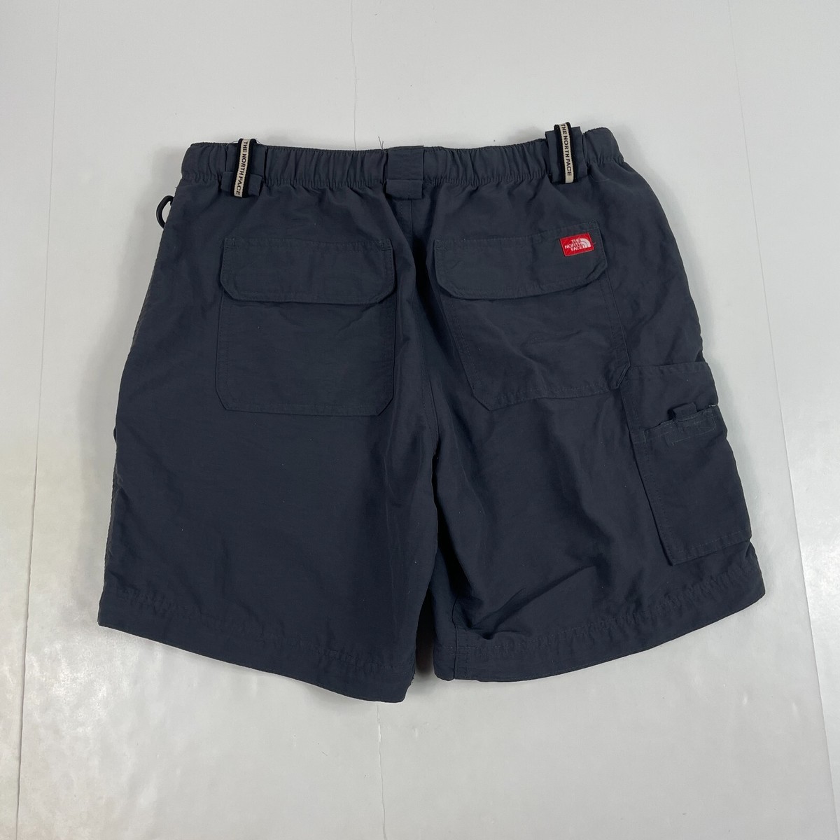 The North Face Shorts Mens Small 29 x 7 Gray Cargo Belted