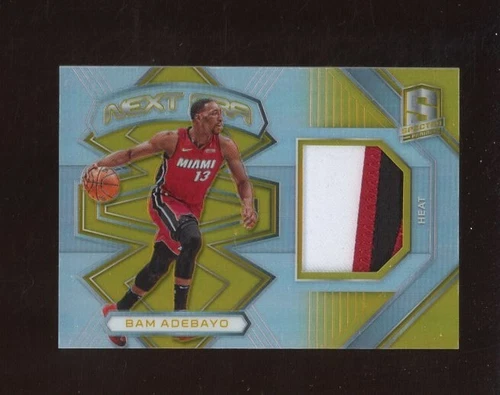 Bam Adebayo 2017-18 Select Next Era Gold RPA RC GU 3-Color Patch AUTO 05/10