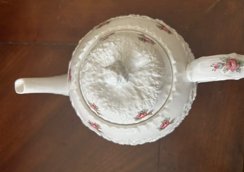 Spode Bridal Rose Teapot Tea Pot - Picture 3 of 4