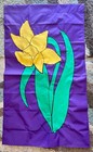 Daffodil Flower Spring / Summer Seasonal Welcome Handmade Decorative Flag