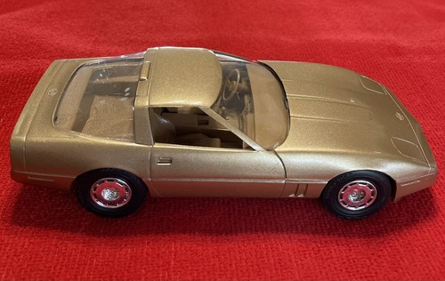 1986 Corvette Promo Plastic Model Beige Toy Car - Picture 12 of 12
