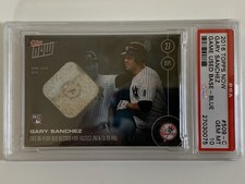 Gary Sanchez NY Yankees Division 2016 Topps Now Game Used Base 3/49 PSA 10