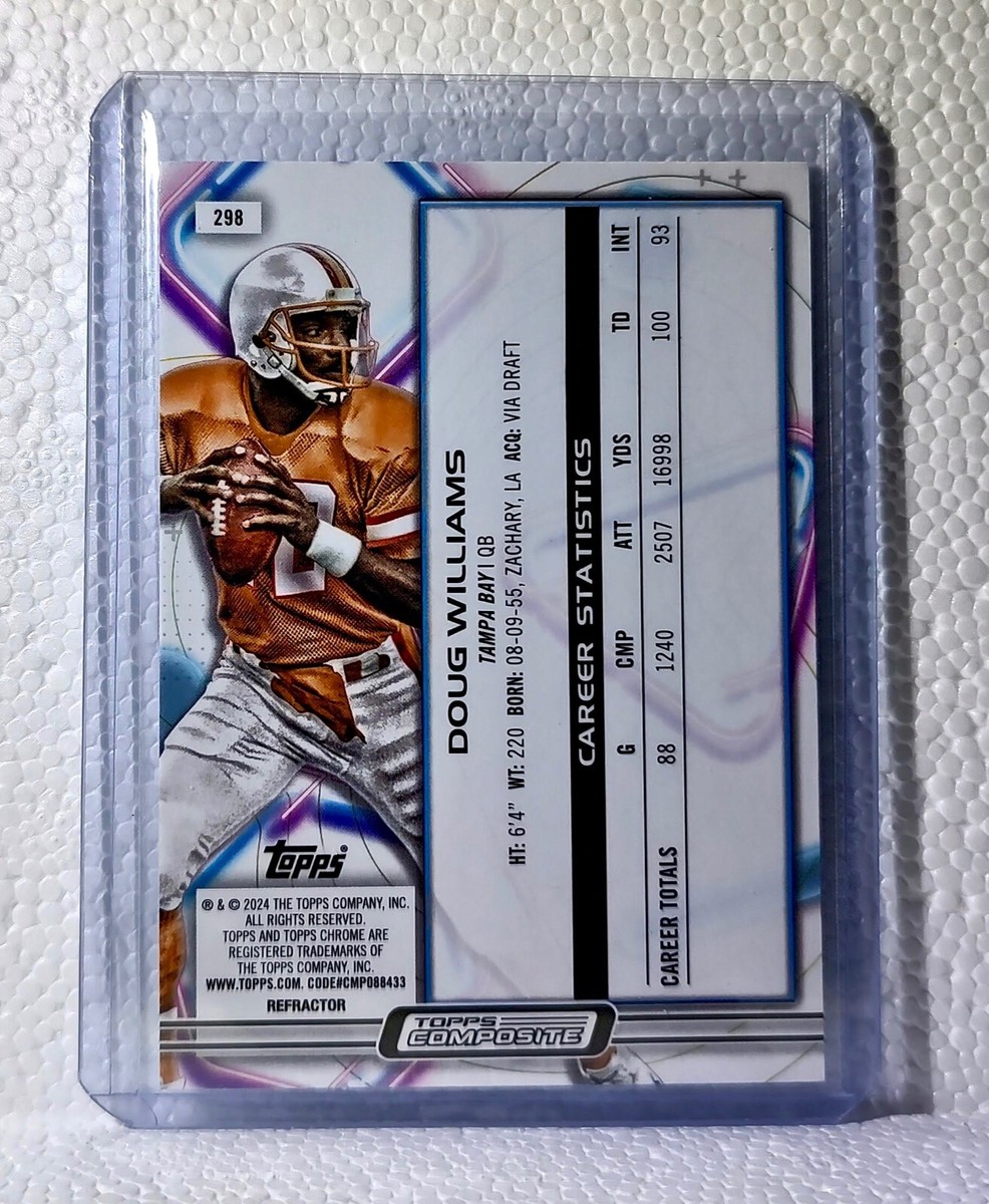 Doug Williams 2023 Topps Chrome Refractor NFL #298 Card Tampa Bay
