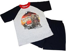 Jurassic World Velociraptor and T-Rex Danger Pajama Shorts Set