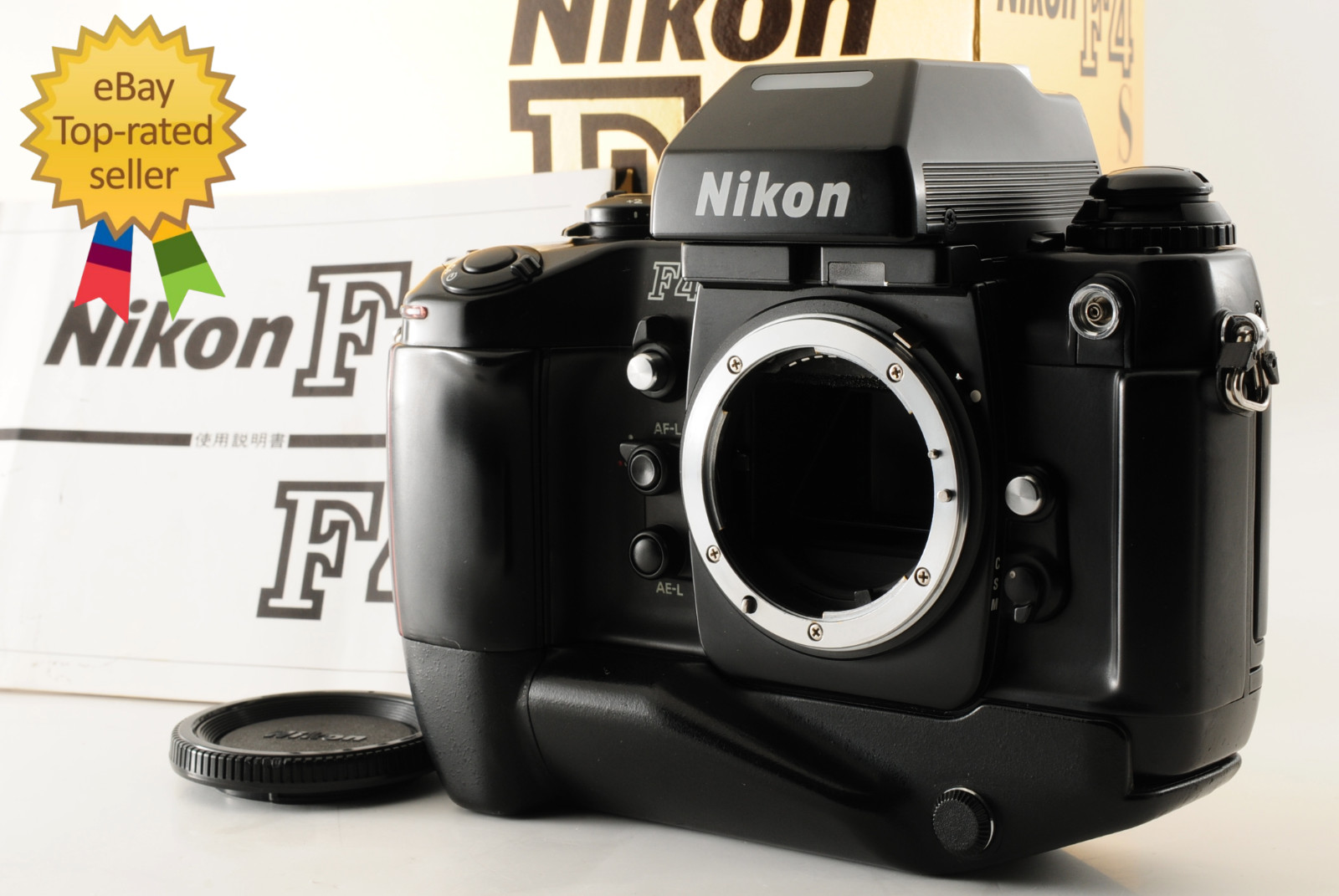[MINT w/BOX] Nikon F4S F4 S Late 35mm SLR Film Camera Body MB-21 From JAPAN #306