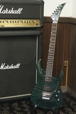ESP GrassRoots Horizon G-HR-49QM Quilted arched top Floyed Rose Made in Korea