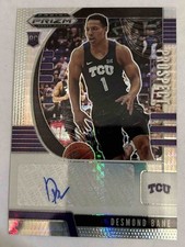 2020 Panini Prizm Draft Picks Collegiate Desmond Bane Hyper Auto #PA-DB RC