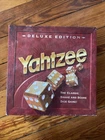Vintage Complete 1997 Milton Bradley Yahtzee Deluxe Edition Gold Dice Board Game