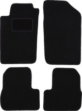 Fußmatten Automatten Velours Schwarz für Peugeot 206 1998-2010 4-tlg