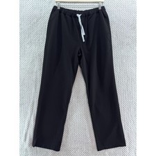 Figs Scrubs Mens M Black Pisco Basic Pants Four Way Stretch Straight Leg PullOn