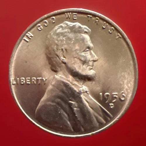 1956-D BEAUTIES Lincoln Wheat Cent Choice Gem Red BU 1c FAST S&H