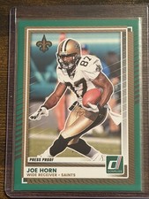2025 Panini Donruss - Joe Horn #147 Press Proof Green