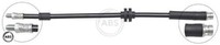 A.B.S. SL5658 Bremsschlauch Hinterachse Hinten FüR Ford