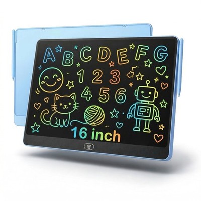 16 Inch Large LCD Writing Tablet for Kids, Colorful Reusable Electronic Doodl...
