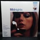 Signed NEW SEALED Taylor Swift Midnights Moonstone Blue Vinyl Autograph Insert