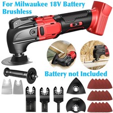 Cordless Brushless Motor Oscillating Multi Tool For Milwaukee M18 18V Battery