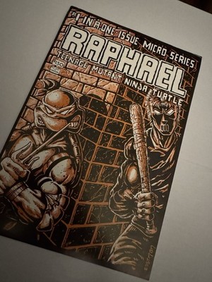 Raphael Teenage Mutant Ninja Turtle Micro-Series TMNT 1st Appearance Casey Jones