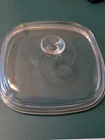 Vintage Pyrex Dome Glass Lid A12C for Corning Ware 10x10 Inch Square Casserole