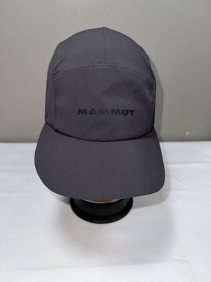 Mammut Cabal Cap Gray Toggle Drawstring Five Panel Hat UPF 30+ Small Medium NWT
