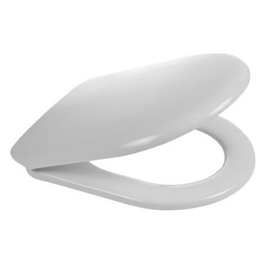 WC-Sitz D-Form weiß Soft Close universal 100-190 mm verstellbare Scharniere