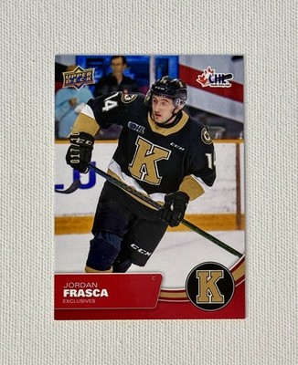 2021-22 Upper Deck /100 CHL Exclusives #181 Jordan Frasca SP Numbered PARALLEL