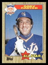 1987 Topps Gary Carter #602 New York Mets