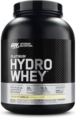 Platinum Hydrowhey Protein Powder, 100% Hydrolyzed Whey Isolate Powder, Flavor: 