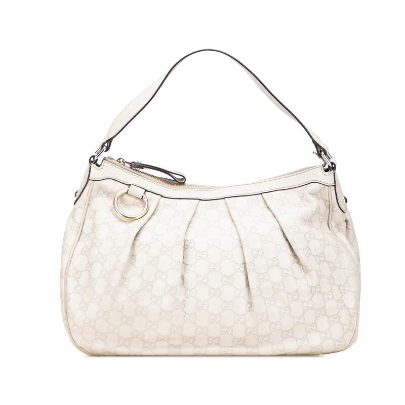 GUCCI Shima Sukey One-Shoulder Leather Handbag 232955