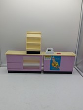 VINTAGE Barbies MINI MART Mattel 1997 INCOMPLETE MISSING PARTS Not Working