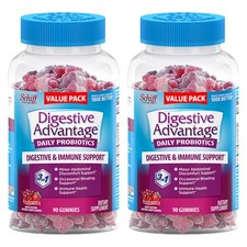 Digestive Advantage Daily Probiotic Gummies - Gut & Digestive Health for Men & W